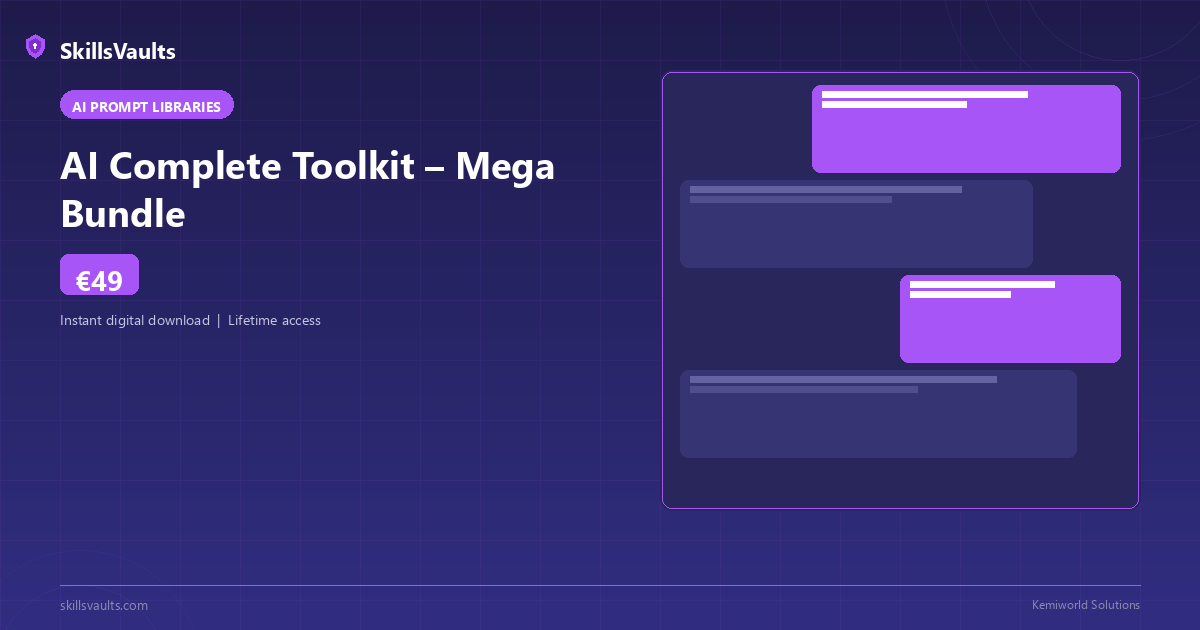 AI Complete Toolkit  -- Mega Bundle