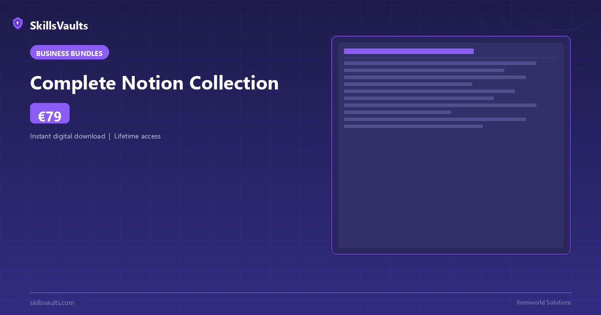 Complete Notion Collection