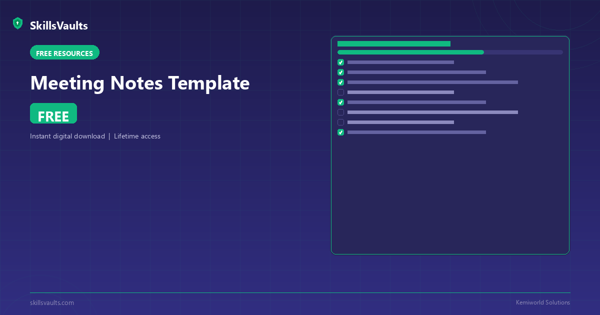 Meeting Notes Template