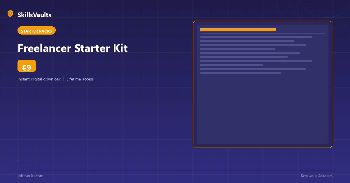 Freelancer Starter Kit