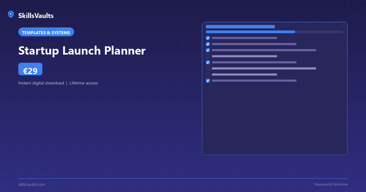 Startup Launch Planner